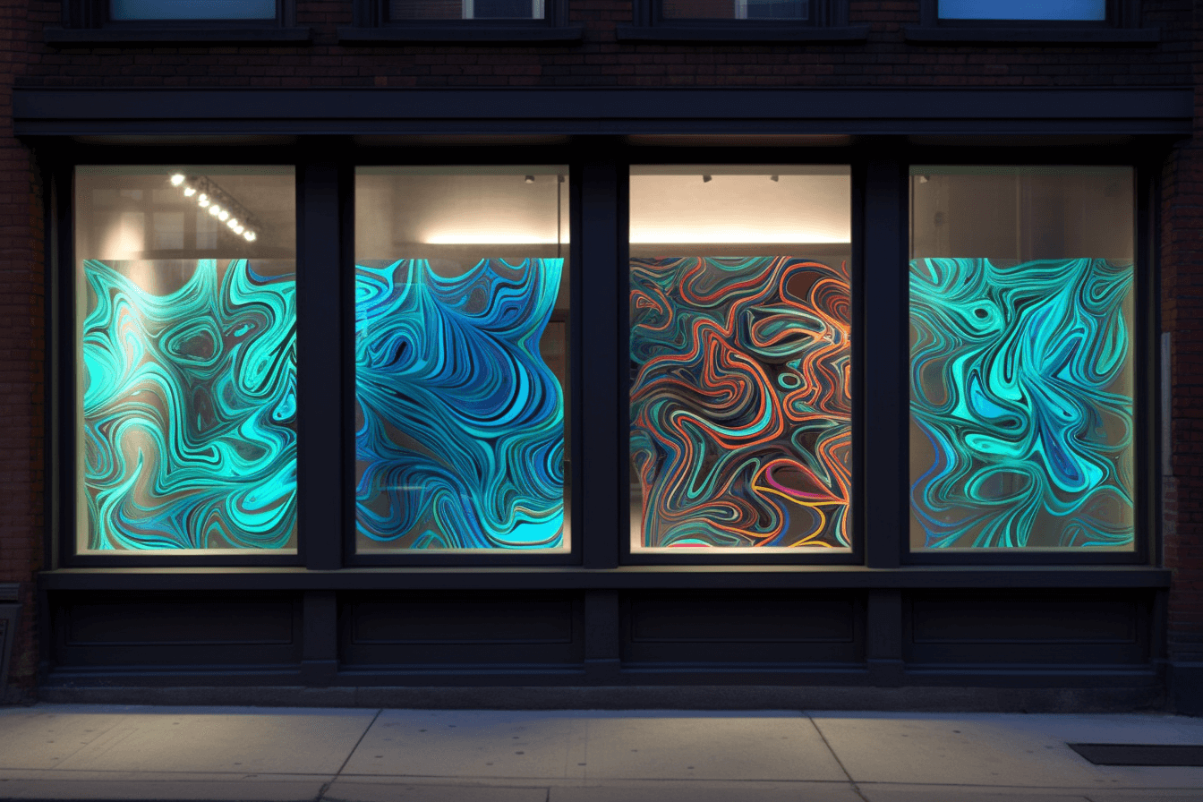 Window art shading